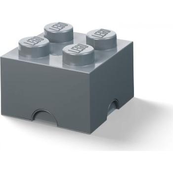 LEGO Úložný box 25 x 25 x 18 cm tmavě šedý