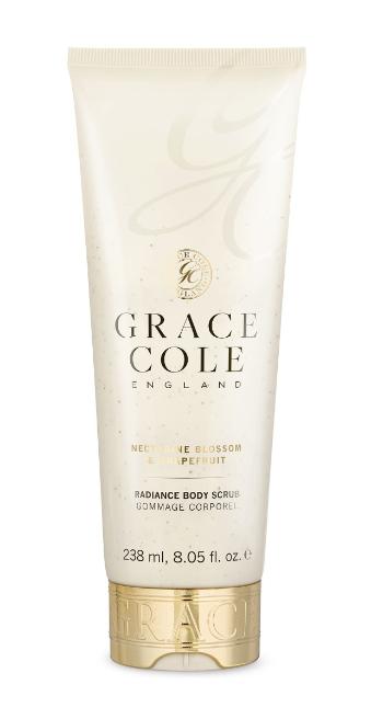 Grace Cole Nectarine Blossom & Grapefruit pečující tělový peeling 238 ml