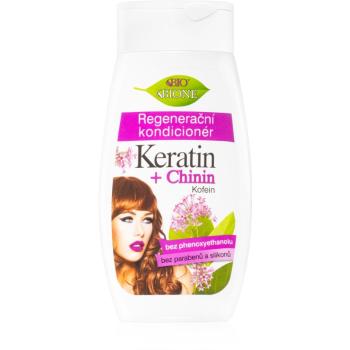 Bione Cosmetics Keratin + Chinin regenerační kondicionér na vlasy 260 ml