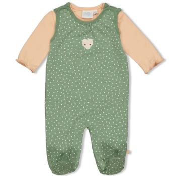 Feetje Romper 2-dílný Heart s Green