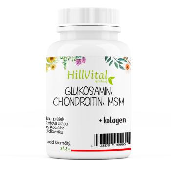 HillVital | Glukosamin, MSM, Chondroitin -  na klouby, revma, artróza 60 ks