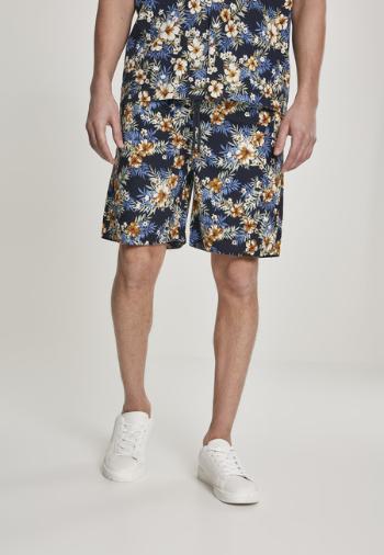 Urban Classics Pattern Resort Shorts hibiscus - S