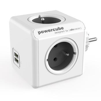 Rozbočovač PowerCube Original USB šedý