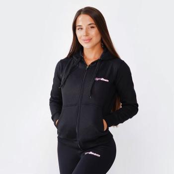 Dámská mikina Zipper Hoodie Black XL - GymBeam