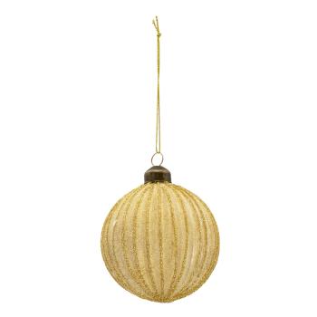 Zlatá vánoční koule (sada 4ks) - Ø 8cm 6GL3278