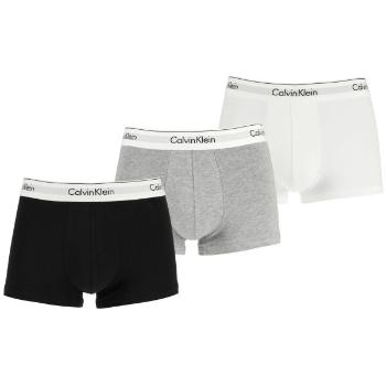 Calvin Klein MODERN CTN STRETCH-TRUNK 3PK Pánské boxerky, černá, velikost L
