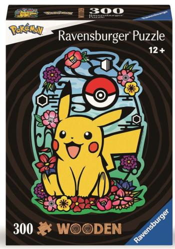 Ravensburger 120007616 Dřevěné puzzle Pikachu 300 dílků