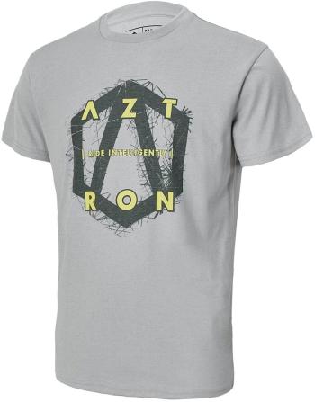 Tričko Aztron FULL LOGO TEE - GREY - šedá