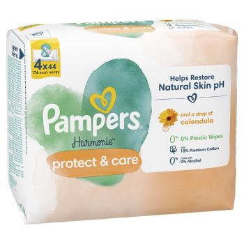 Pampers Harmonie Protect & Care čisticí ubrousky 4 x 44 ks