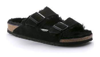 Birkenstock Arizona Shearling Black Regular Fit černé 752661