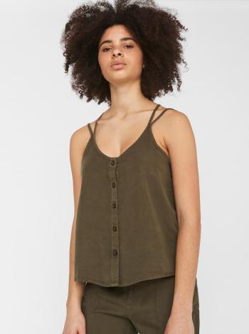 Khaki top s knoflíky Noisy May Maisie