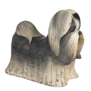 Dekorace psa shih-tzu s úložným prostorem - 24*12*20 cm 6H1924