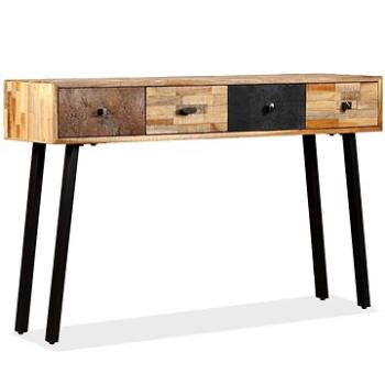 Konzolový stolek, masivní recyklovaný teak 120x30x76 cm (245403)