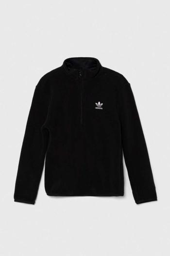 Dětská mikina adidas Originals POLAR FLEECE HZ černá barva, hladká, IW3496