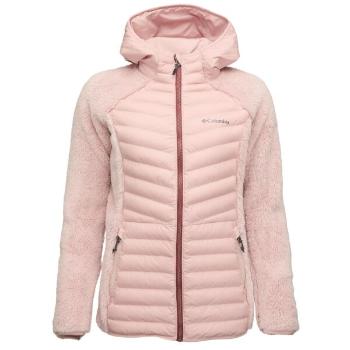 Columbia POWDER LITE SHERPA HYBRID FULL ZIP Dámská bunda, růžová, velikost