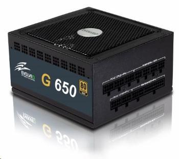 EVOLVEO G650 zdroj 650W, eff 90%, 80+ GOLD, aPFC, modulární, retail