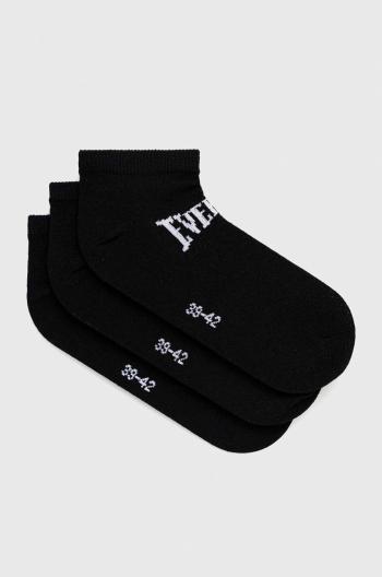 Ponožky Everlast 3-pack pánské, černá barva