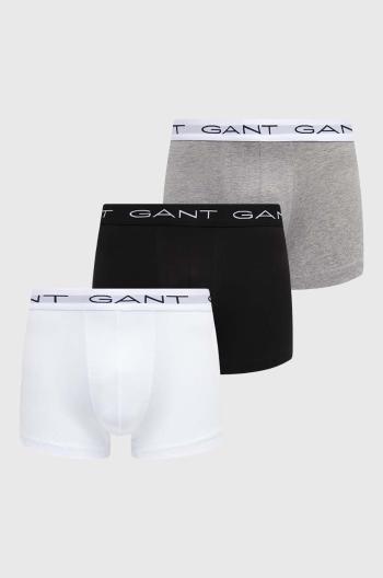 Boxerky Gant 3-pack pánské, šedá barva, 900013003