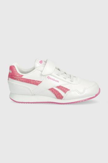 Dětské sneakers boty Reebok Classic ROYAL CL JOG bílá barva