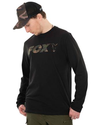 Fox triko long sleeve black camo t shirt - l