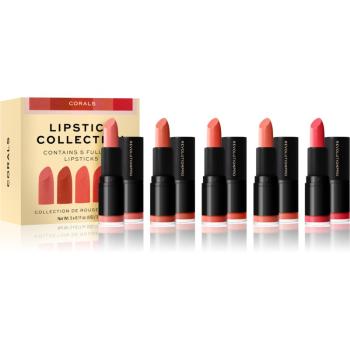Revolution PRO Lipstick Collection saténová rtěnka dárková sada odstín Corals 5x3,2 g