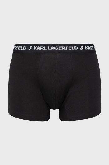 Boxerky Karl Lagerfeld pánské, černá barva