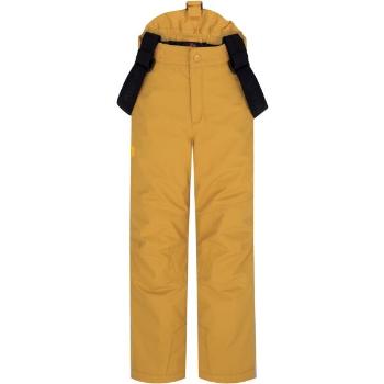 Hannah AKITA JR Dětské lyžařské kalhoty, žlutá, velikost 152