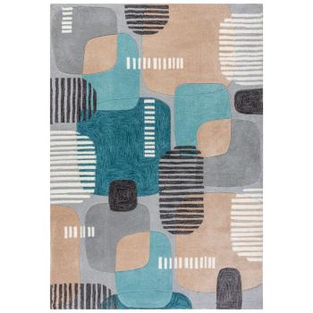 Flair Rugs koberce Kusový koberec Zest Pop Teal - 160x230 cm Modrá