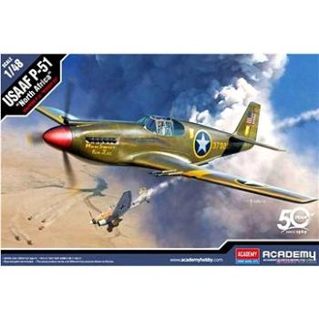 Model Kit letadlo 12338 - USAAF P-51 "North Africa" (8809258922698)