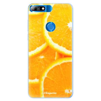 Silikonové pouzdro iSaprio - Orange 10 - Huawei Y7 Prime 2018