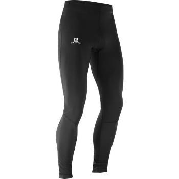 Salomon AGILE WARM TIGHT M Pánské legíny, černá, velikost S