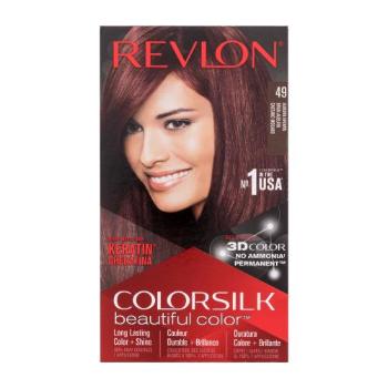 Revlon Colorsilk Beautiful Color 59,1 ml barva na vlasy pro ženy 49 Auburn Brown na barvené vlasy; na všechny typy vlasů