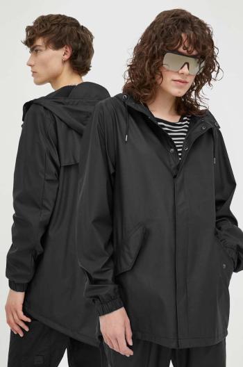 Nepromokavá bunda Rains 18010 Fishtail Jacket černá barva, přechodná