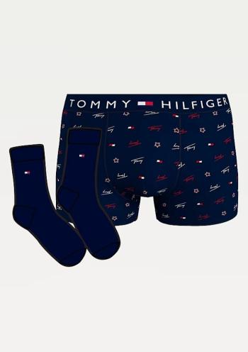 Pánský set Tommy Hilfiger UM0UM01410 XL Tm. modrá