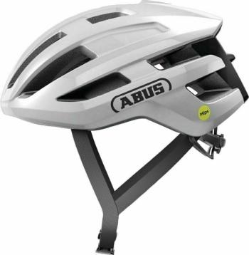 Abus PowerDome MIPS Shiny White L Cyklistická helma