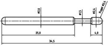 Zkušební hrot PTR 1040-D-1.5N-NI-2.4