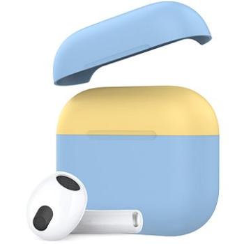 AhaStyle silikonový kryt pro AirPods 3 Sky-blue-yellow (PT147-2-Sky-blue-yellow)
