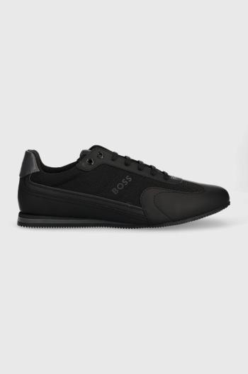 Sneakers boty BOSS Rusham černá barva, 50485673