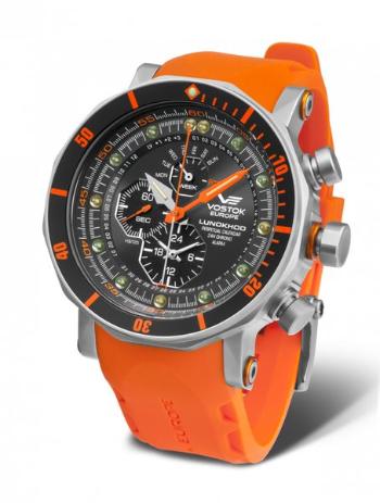 Vostok Europe Lunochod-2 Multifuncional Line YM86/620A506 - Oranžový silikonový řemínek