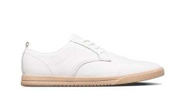 Clae Ellington White Milled Leather Vanilla bílé CL20AEL02-WMV