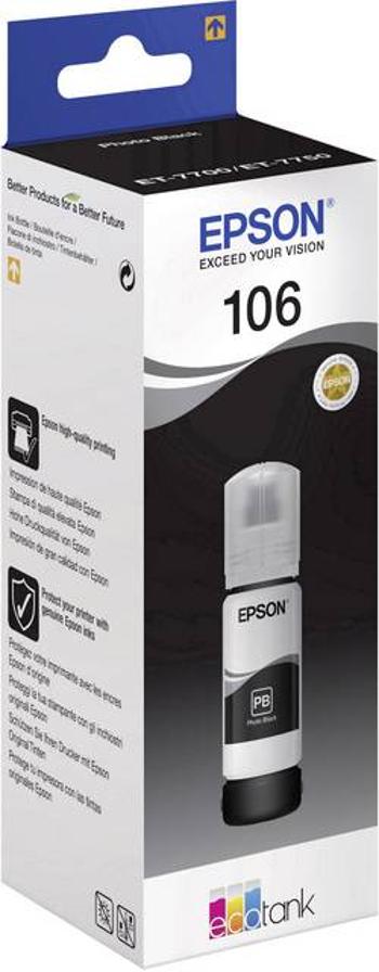 Epson Ink 106 EcoTank originál foto černá C13T00R140