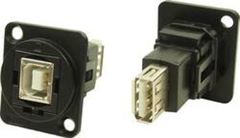 XLR adaptér USB B zásuvku na USB 2.0 B 2.0 adaptér, vestavný Cliff CP30207NMB 1 ks