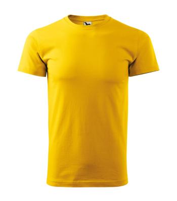 MALFINI Tričko Heavy New - Žlutá | XL