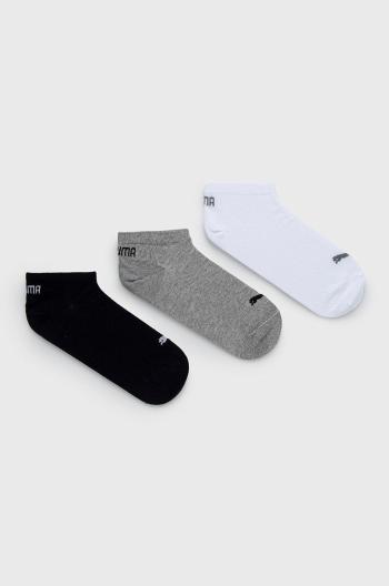 Ponožky Puma (3-pack) 906807. dámské, bílá barva