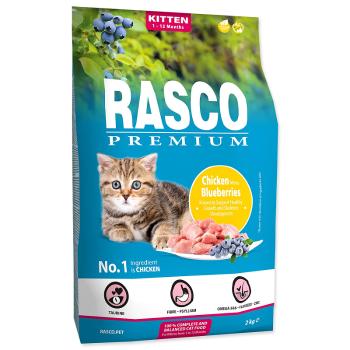 RASCO Premium Cat Kibbles Kitten, chicken, blueberries 2 kg