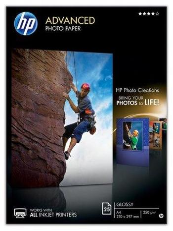 HP Advanced Glossy Photo Paper-25 sht/A4/210 x 297 mm, 250 g/m2, Q5456A, Q5456A