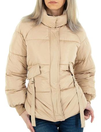 Dámská béžová zimní bunda vel. XL/42