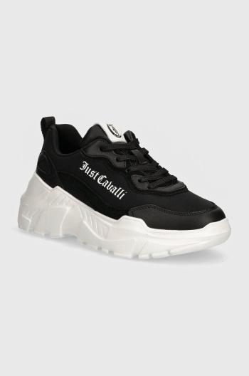 Sneakers boty Just Cavalli černá barva, 77RA3SL1