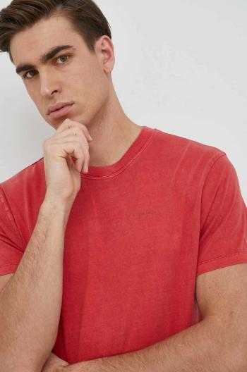 Bavlněné tričko Pepe Jeans Jacko červená barva