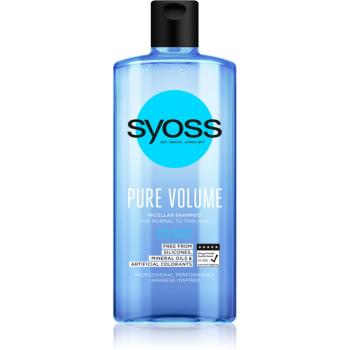 Syoss Pure Volume objemový micelární šampon bez silikonů 440 ml